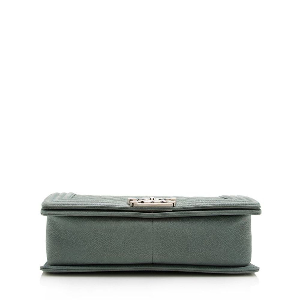 Chanel Matte Caviar Leather Old Medium Boy Bag - FINAL SALE - Picture 4 of 15